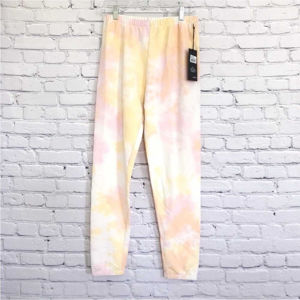 New Wildfox Tie Dye Joggers Cotton Candy Size Medium